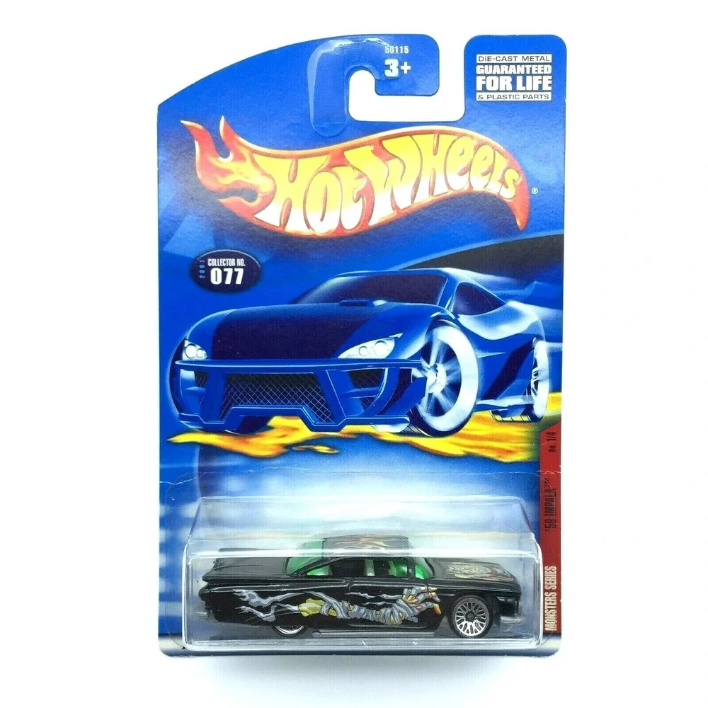 Hot Wheels Monsters Series 1959 Chevrolet 59 Chevy Impala Car Black Diecast 1/64